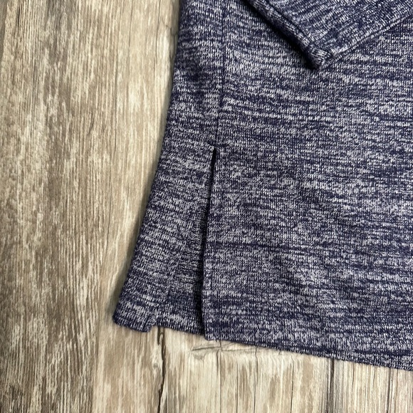 Gap Relaxed Fit Splitneck Tunic in Navy Marl - Picture 6 of 6